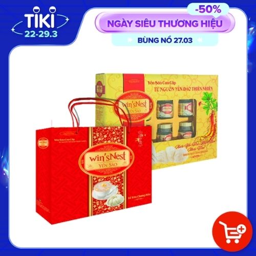 Nước Yến Sào win'sNest Nhân Sâm (6 Lọ x 70 ml / Hộp) thích hợp cho người lớn và người bệnh trong quá trình hồi phục sức khỏe