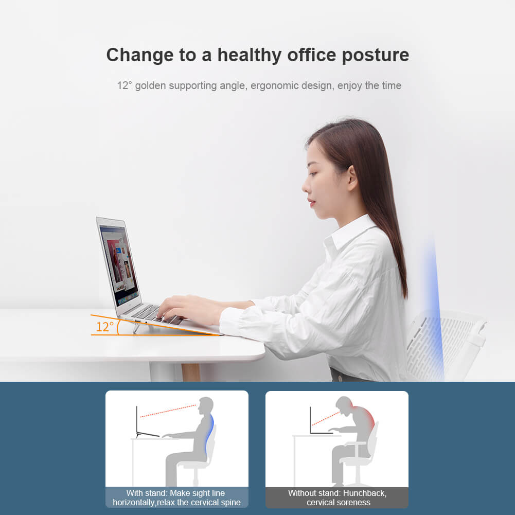 Bộ giá đỡ tản nhiệt mini cho Macbook / laptop siêu nhỏ gọn hiệu Nillkin Laptop Bolster portable stand - hàng chính hãng