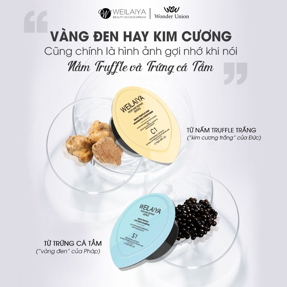 Dầu xả nấm Truffle Weilaiyaphục hồi và nuôi dưỡng tóc đa tầng  450ml