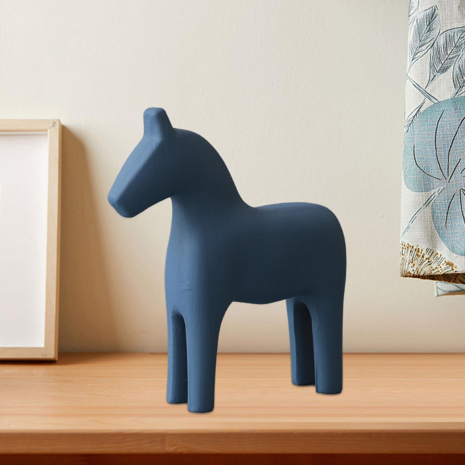 Statue Sculpture for Desktop Decoration Blue
