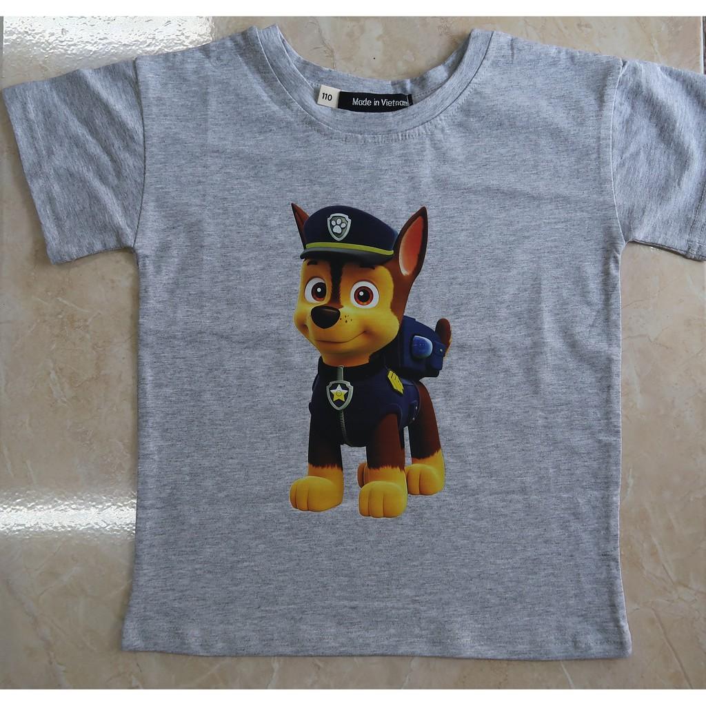 Áo thun trẻ em nam cotton 100% 6 hình in đẹp : Mã 035
