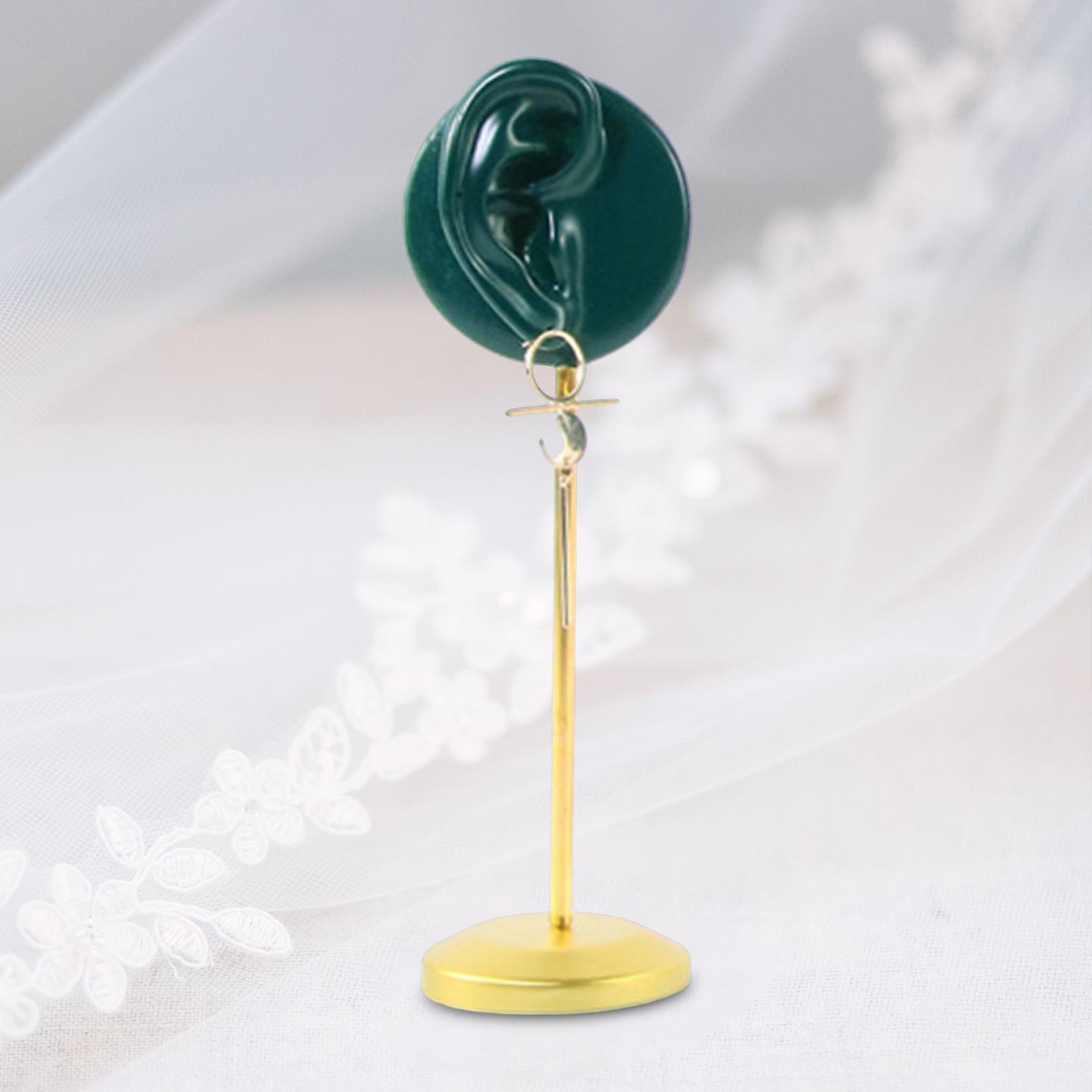 Durable Earring Display Stand Resin Ear Model Stud Holder Showcase Stable
