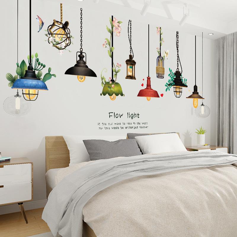 DECAL DÁN TƯỜNG CHÙM ĐÈN FLOW LIGHT SỐ 2