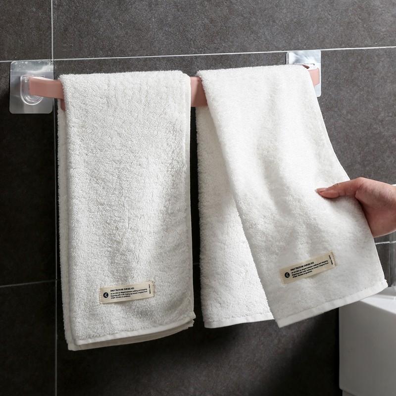 GIÁ TREO KHĂN DÁN TƯỜNG - Thanh Dán Tường Treo Khăn Tắm, Giày Dép, Đồ Dùng