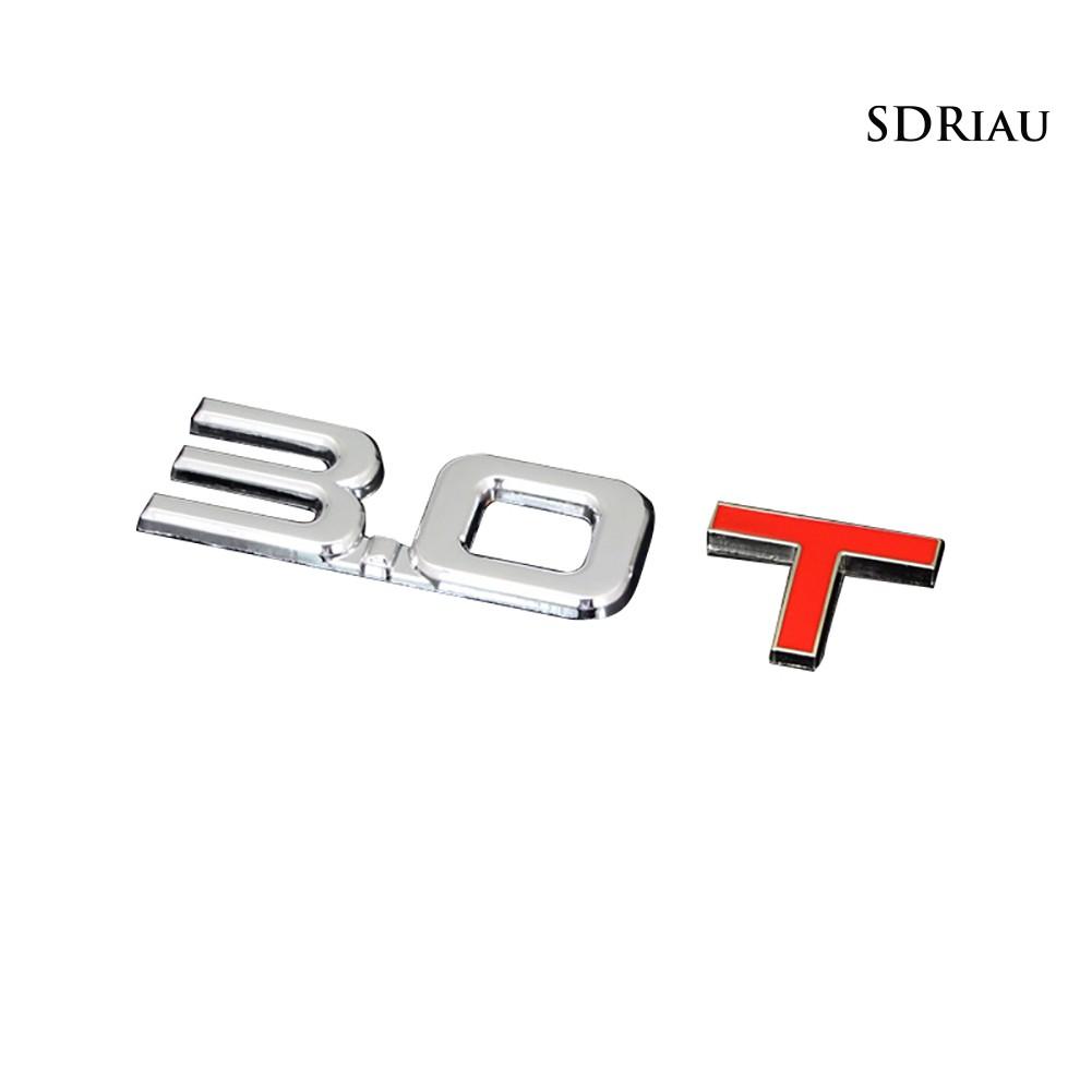 Sticker Kim Loại 3d Dán Trang Trí Xe Hơi 1.6 1.8 2.0 3.0 T