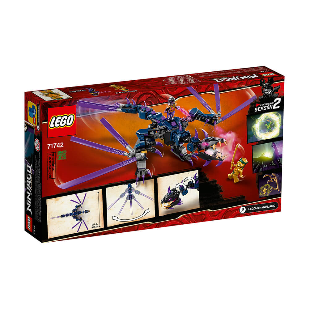 Đồ chơi LEGO Ninjago Rồng Đen Của Chúa Tể Overlord 71742