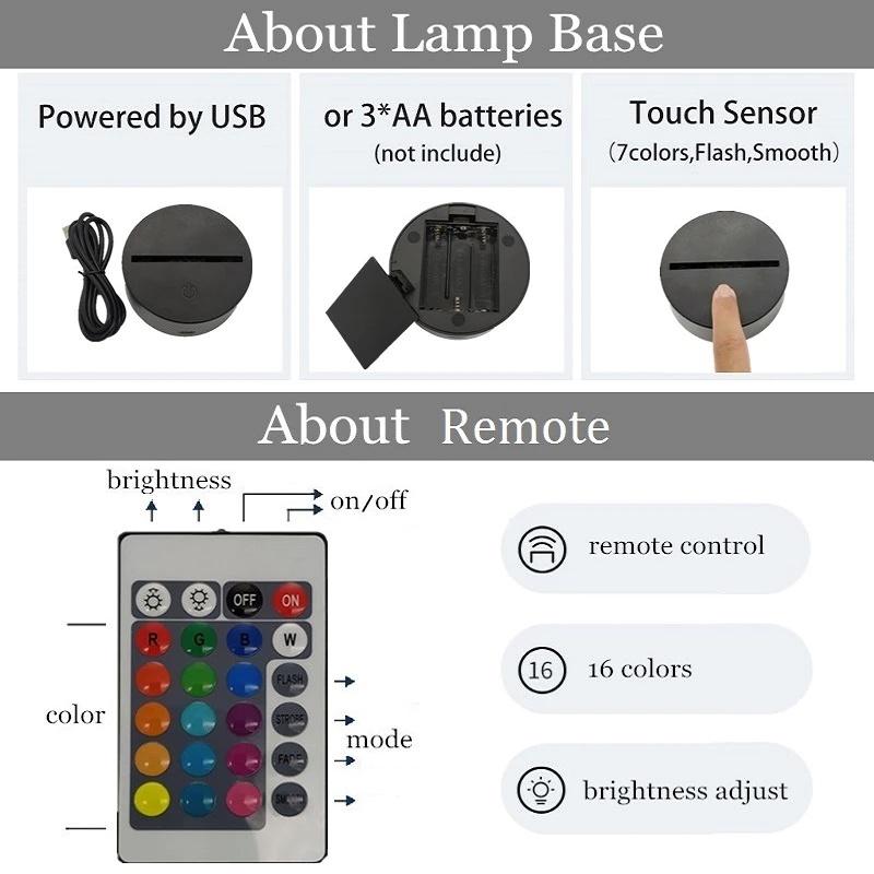 Đèn led 3D Wright Tokyo revengers Mikey decor