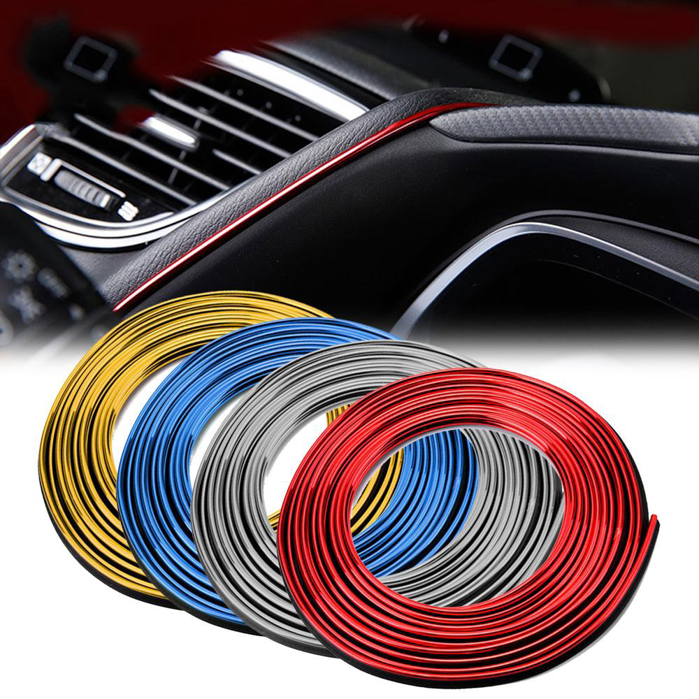 Cuộn Dây 5m Trang Trí Viền Nội Thất Xe Ô Tô Đẹp Mắt DIY