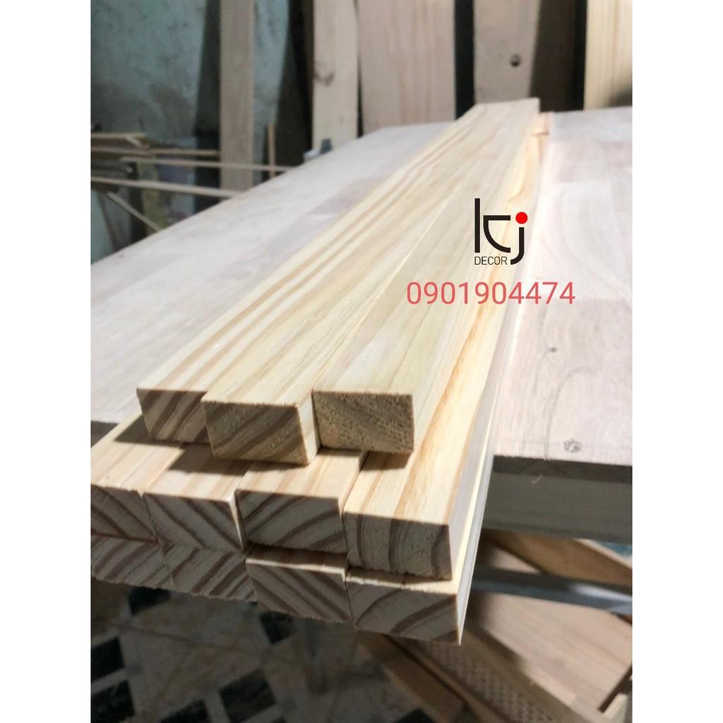 THANH GỖ THÔNG DÀI 50x3x2CM LÁNG MỊN 4 MẶT