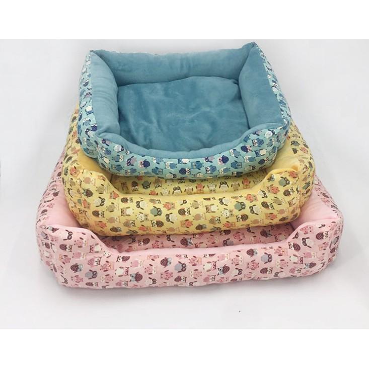 Nệm Chữ Nhật Họa Tiết Cho Chó Mèo . 40x50cm- Cho pé dưới 5kg