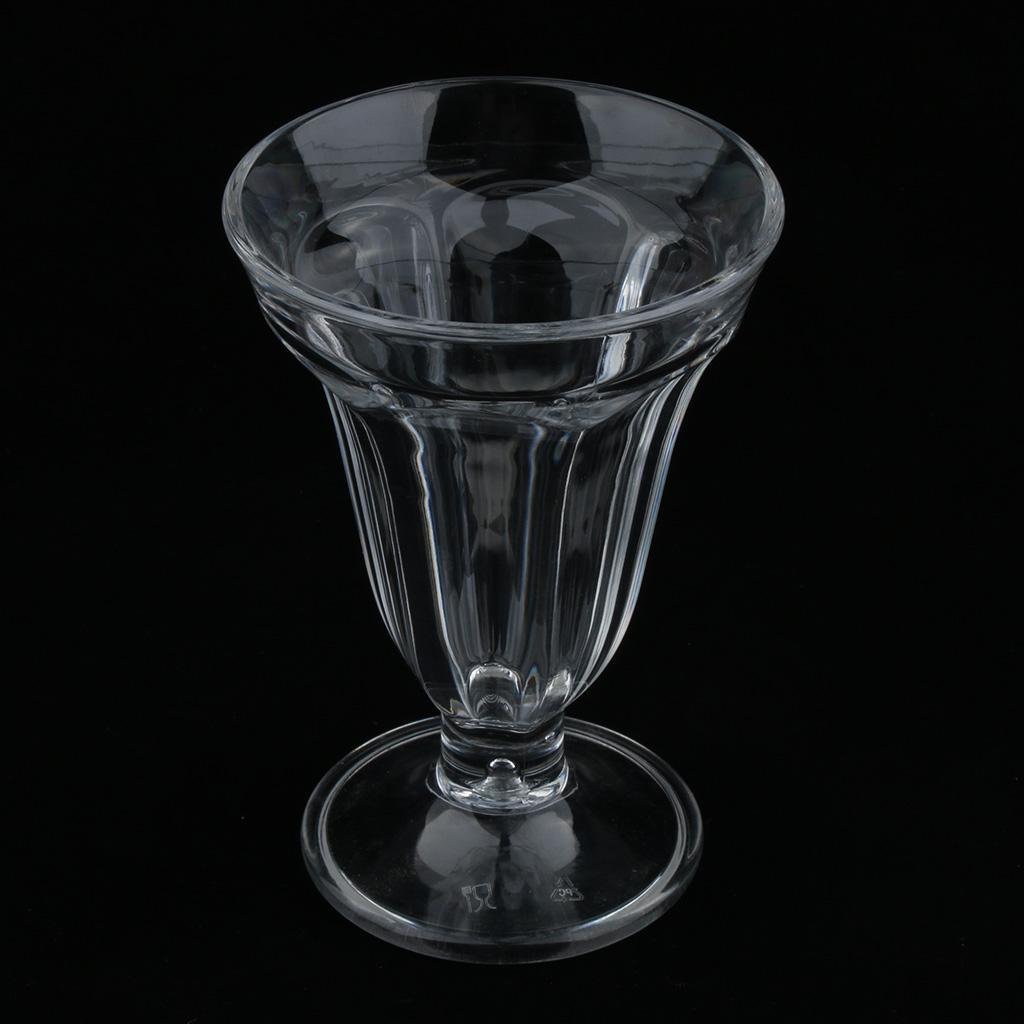 Clear Acrylic Ice Cream Cup Sundae Cup Fruit Dessert Bowl Milkshake Cup #3