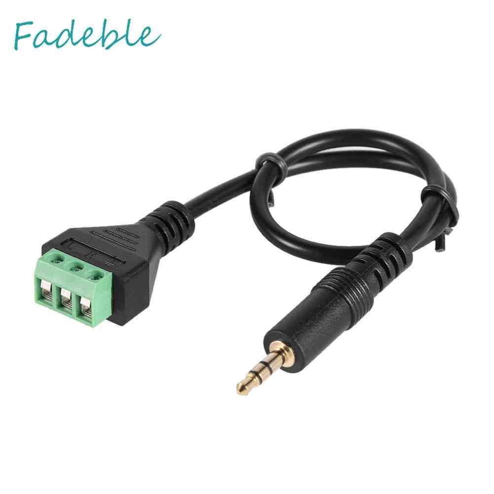 Cáp KếT NốI Video 3.5mm ĐầU CắM Sang ĐầU CắM AV 30cm