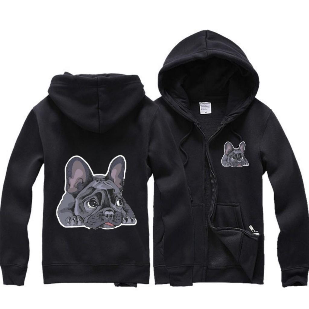 ÁO KHOÁC NỈ CHỐNG NẮNG - HOODIE ZIP HỌA TIẾT HOẠT HÌNH DỄ THƯƠNG