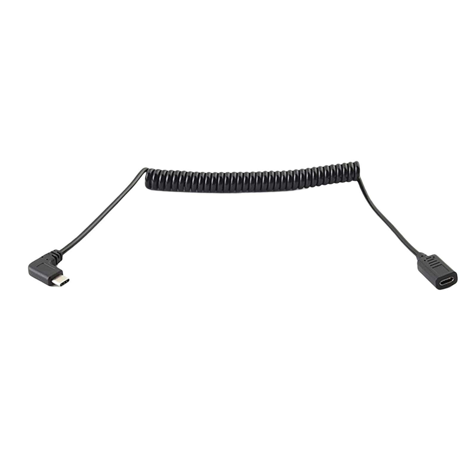 Angled 90 Degree USB C Extension Cable Cord for Laptop Digital Cameras