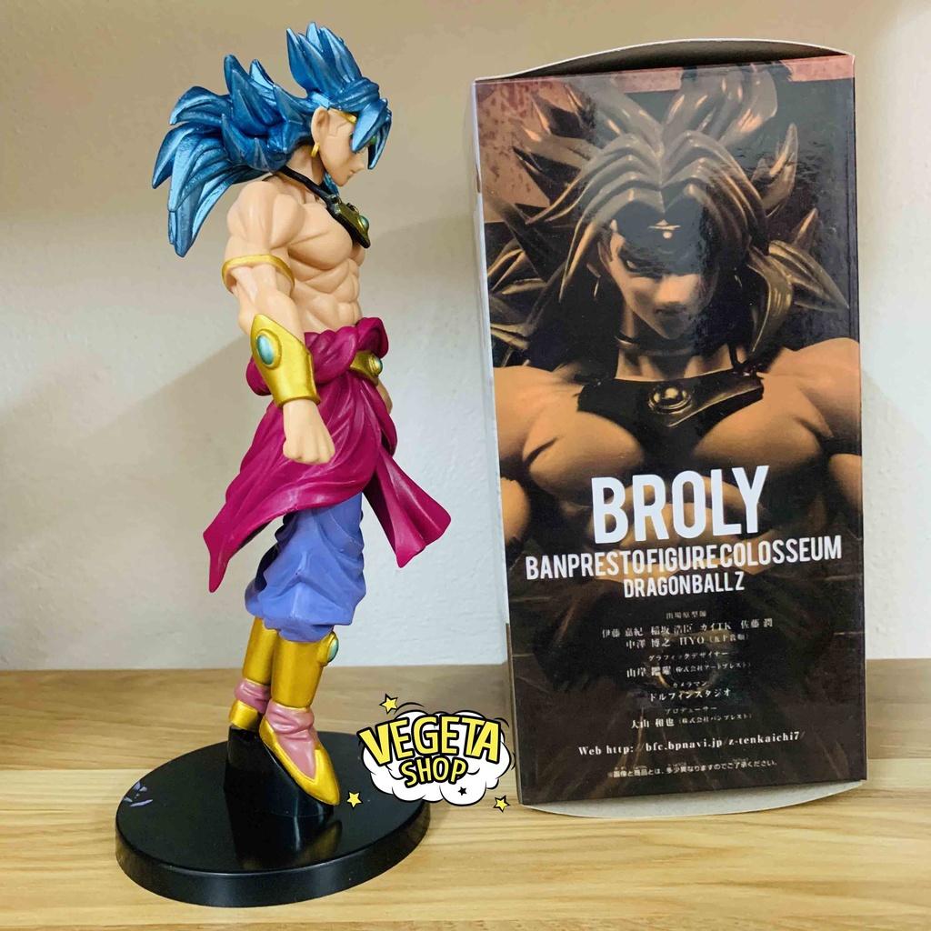 Mô hình Broly Super Saiyan God - Mô hình Dragon Ball - Broly SSJ God - Broly tóc xanh - Cao 20cm - Fullbox