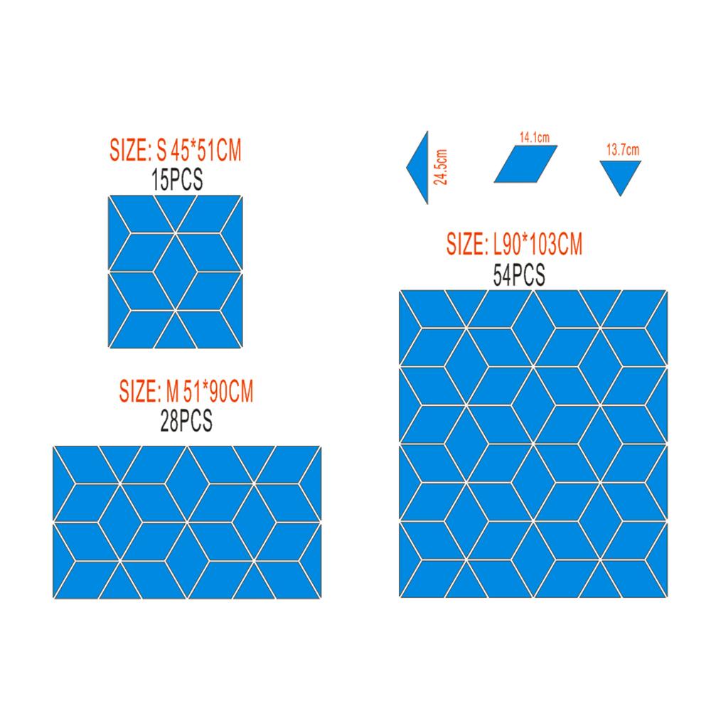 Đề can dán tường , Kim cương, Gương phản chiếu