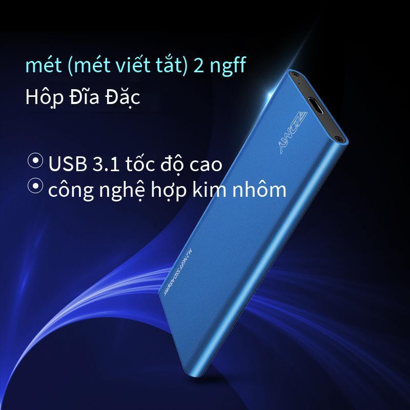 Ưu đãi đặc biệt Hộp đĩa cứng di động M.2 NGFF sang USB3.1 TYPE-C Hộp đĩa cứng trạng thái rắn M.2 NGFF bán chạy