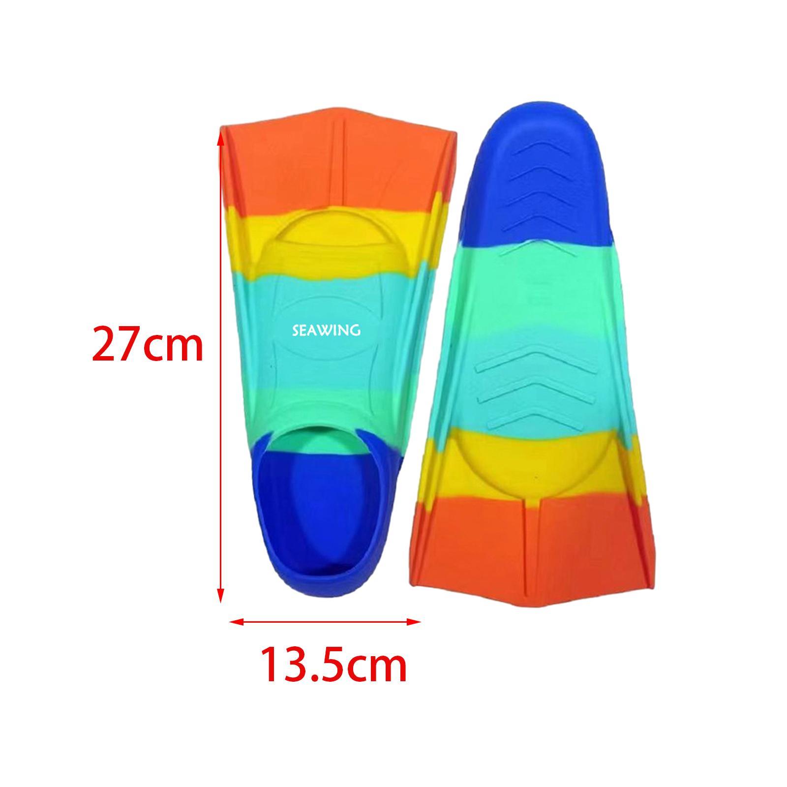 Kids Swim Fins Comfortable Diving Swimming Flippers for Girls Beginner Child