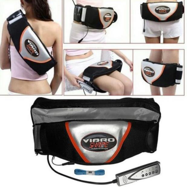 Đai Massage rung nóng hồng ngoại Vibro Shape - Giảm Eo - Săn Chắc - BH12T
