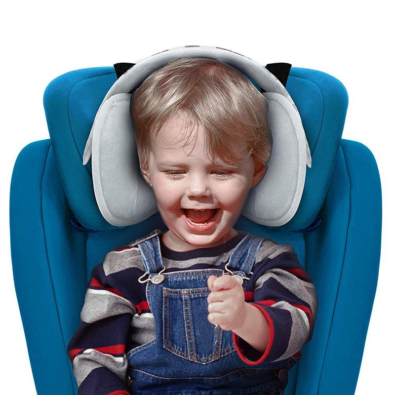 2020 Xe Kid Đầu Cố Định Dây Đầu Còn Lại Cổ Hỗ Trợ Đầu Cố Định Ngủ Băng