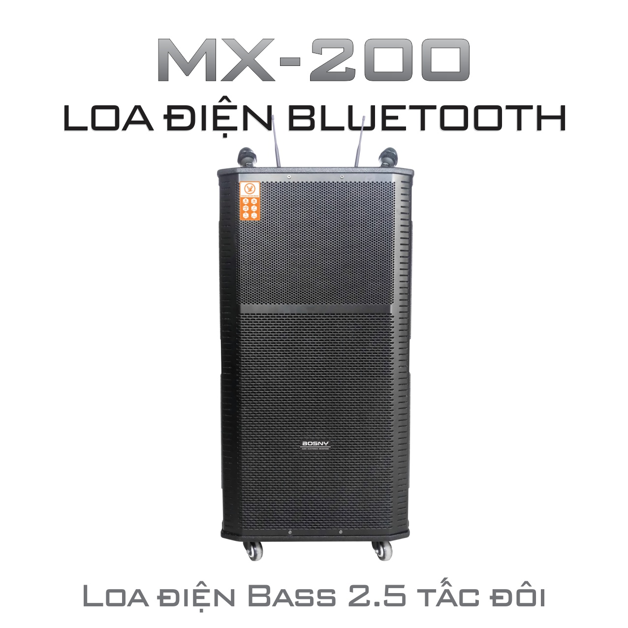 LOA ĐIỆN BLUETOOTH BOSNY MX-200 (Hàng chính hãng)