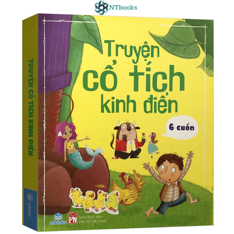 Combo 6 cuốn Truyện Cổ Tích Kinh Điển - Bìa Vàng