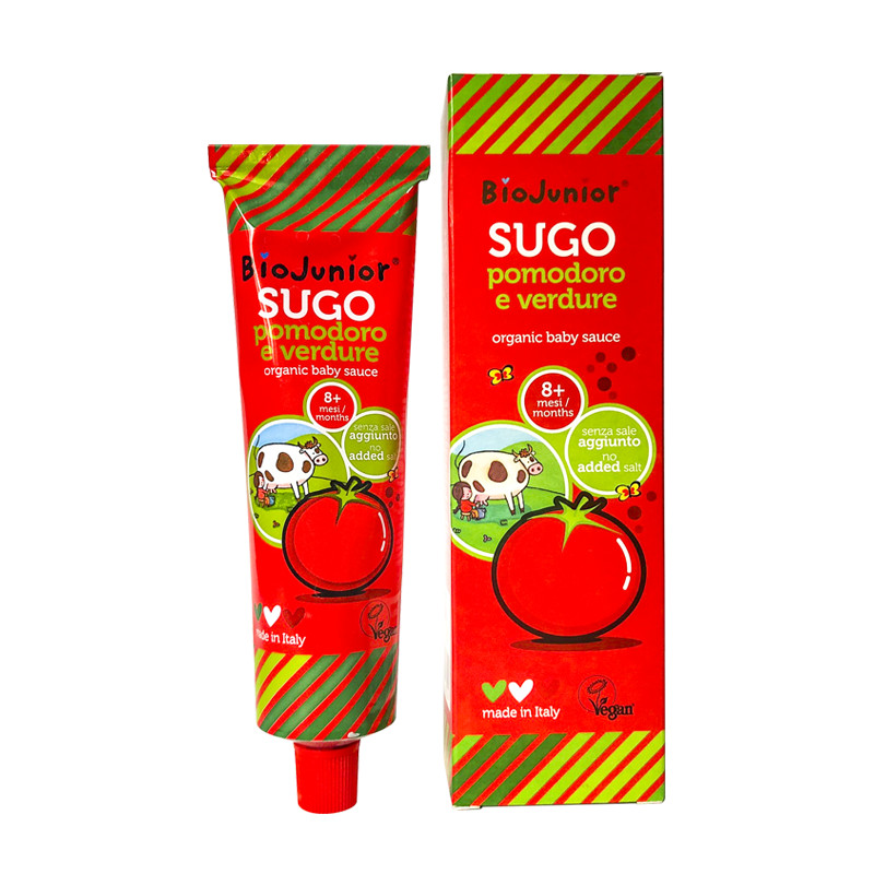 Sốt cà chua hữu cơ cho bé Bio Junior 150g