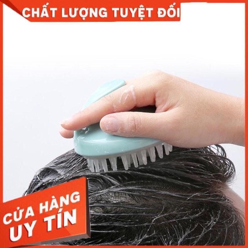 Lược massage đầu, lược gội đầu làm sach da đầu, tẩy tế bào khi gội đầu