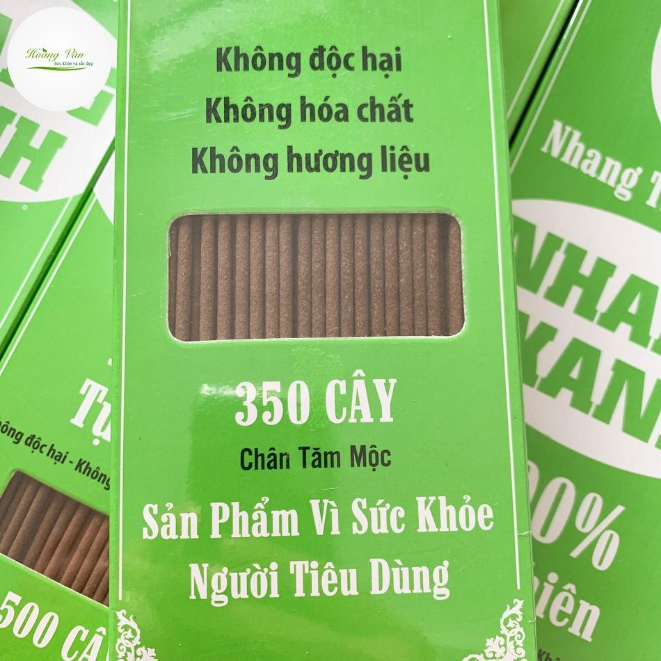 Nhang Xanh Trầm Hương Phổ Thông - Hộp 500 Gram - 4 Tấc - Tăm Mộc