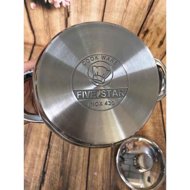 BỘ 3 NỒI INOX 3 ĐÁY FIVESTAR