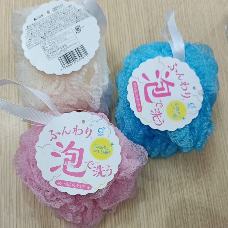 Bông tắm tạo bọt Okazaki Ø130mm