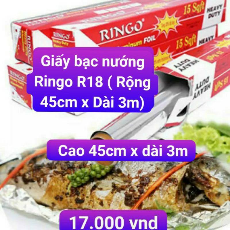 Giấy bạc nướng Ringo R18 (Rộng 45cm x Dài 3m) chính hãng