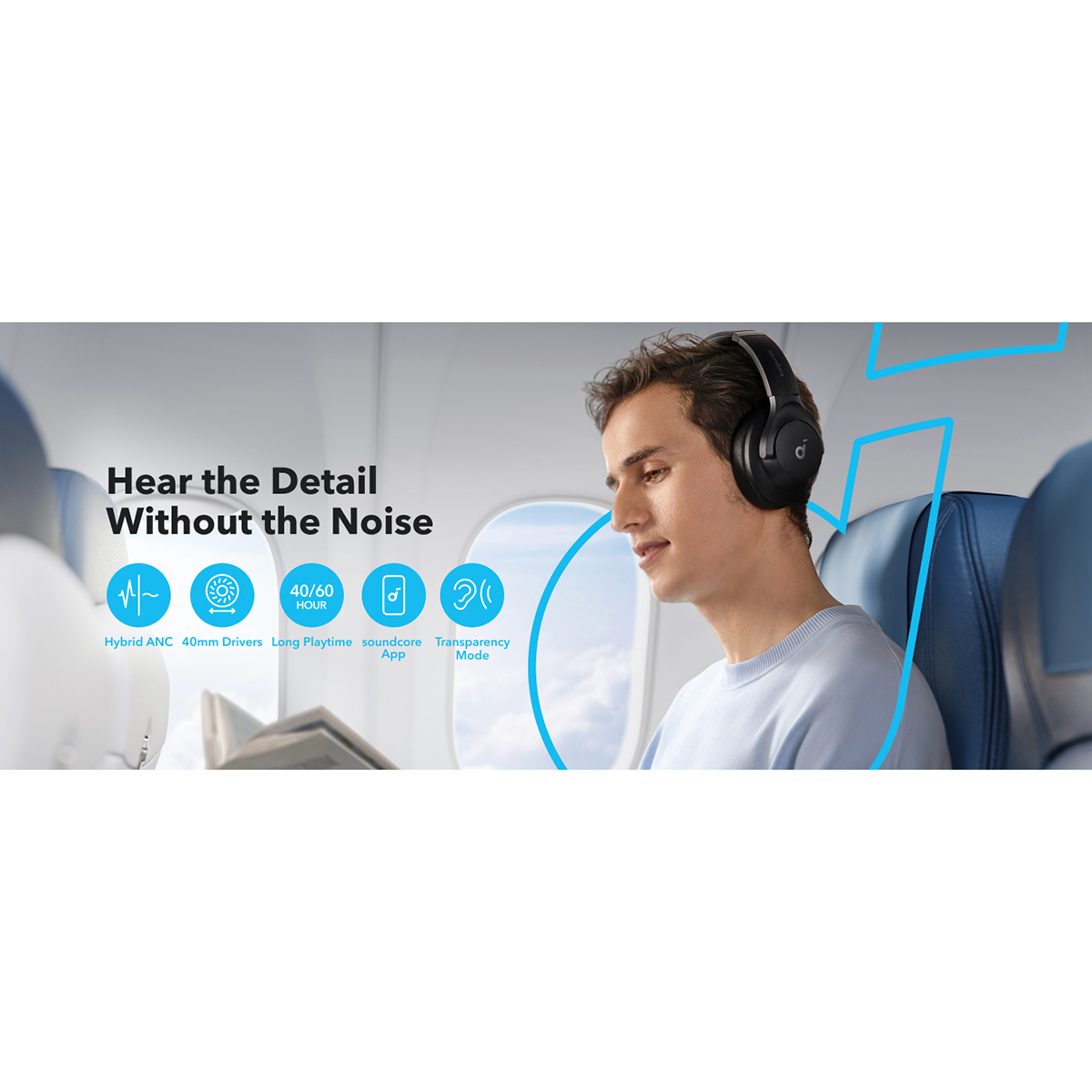 Tai Nghe Bluetooth Anker Soundcore Q20i A3004 - Hàng Chính Hãng