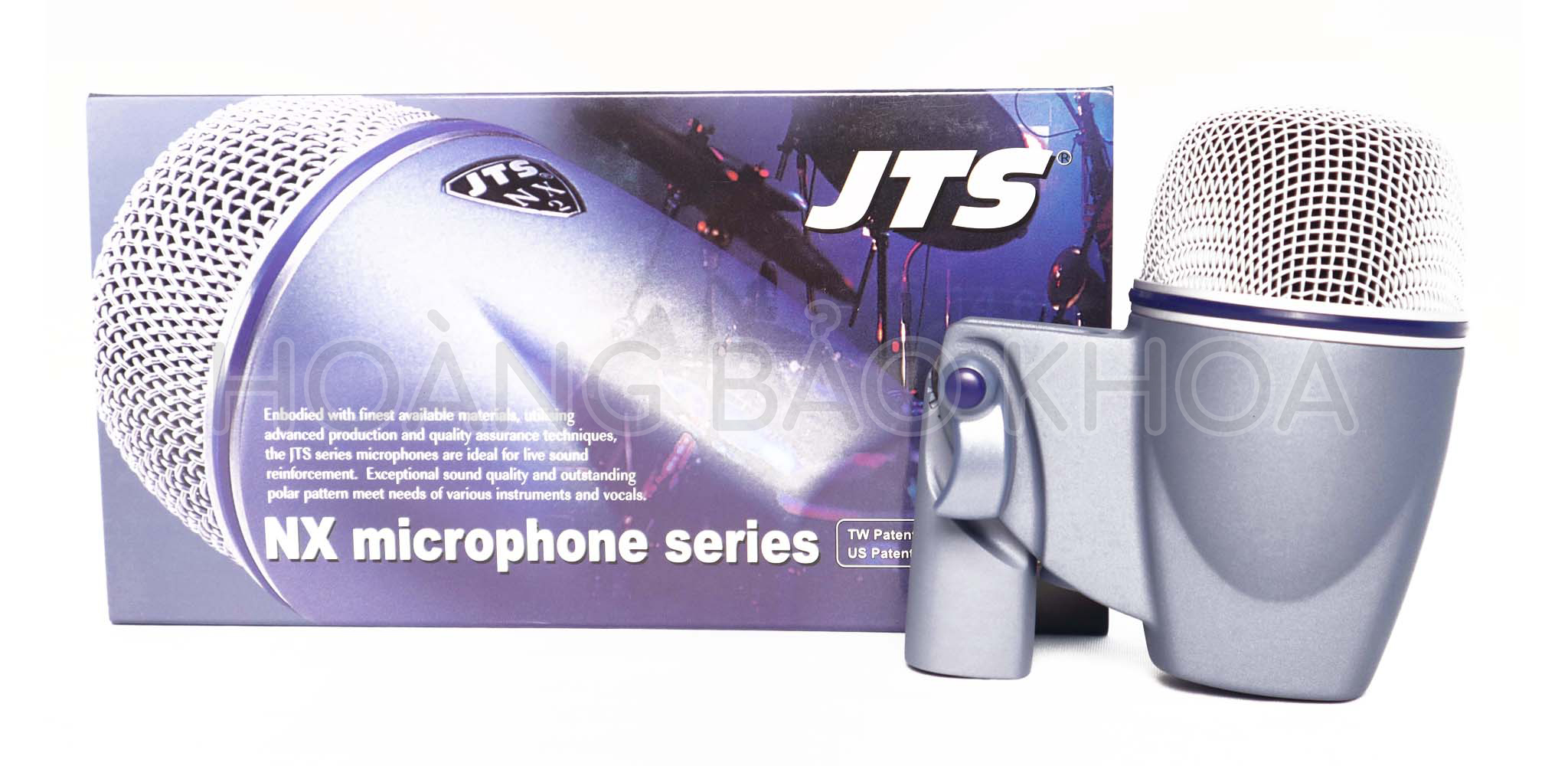 NX-2 Microphones nhạc cụ Dynamic JTS - HÀNG CHÍNH HÃNG