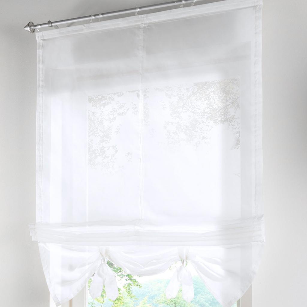 Roman Curtain, Tie Up Shade, Rod Pocket Window Valances