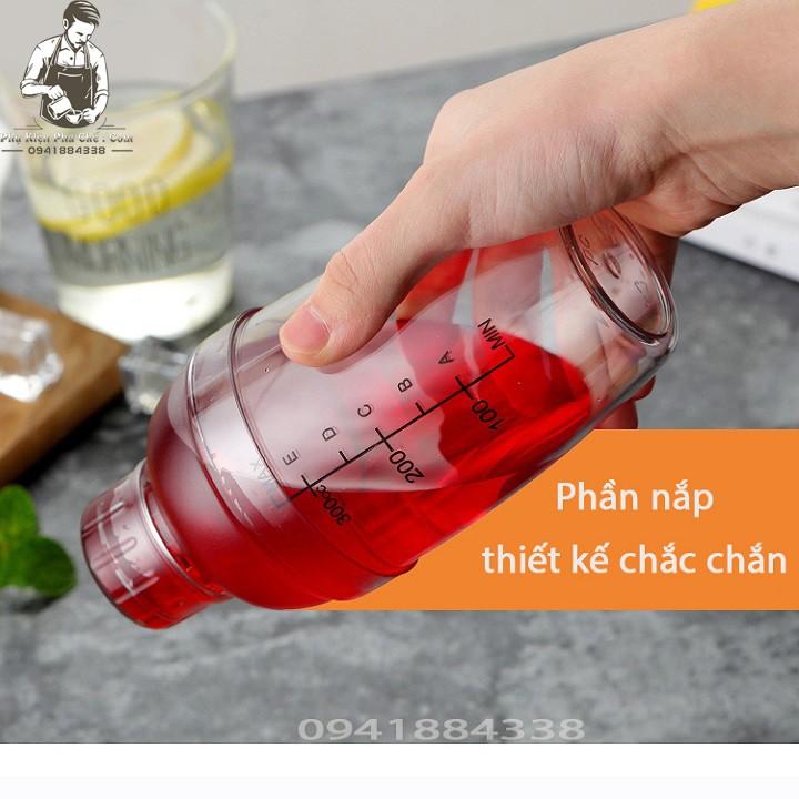 Bình Lắc Pha Chế - Bình Lắc Nhựa - Shaker Nhựa