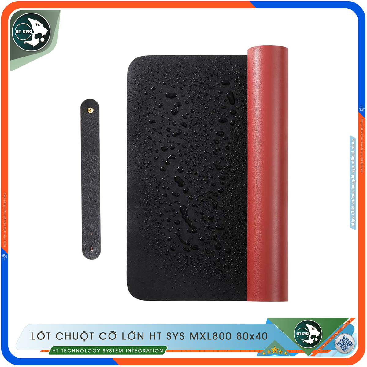 Pad Chuột HT SYS - Miếng Lót Chuột 80x40 Và 90x45 - Chất Liệu Da PU Cao Cấp, Sử Dụng 2 Mặt, Thiết Kế Sang Trọng - Chống Trơn Trượt, Chống Nhăn - Hàng Chính Hãng