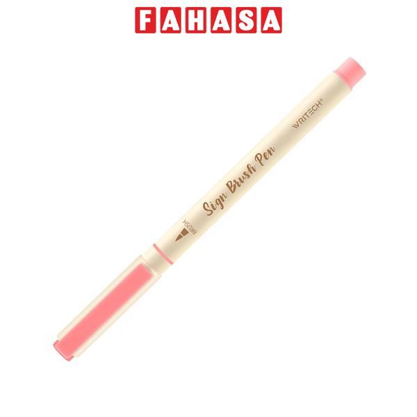Bút Lông Brush Sign Pen 1 mm - Luyện Calligraphy - Thư Pháp - Writech W827 - Spring Cherry