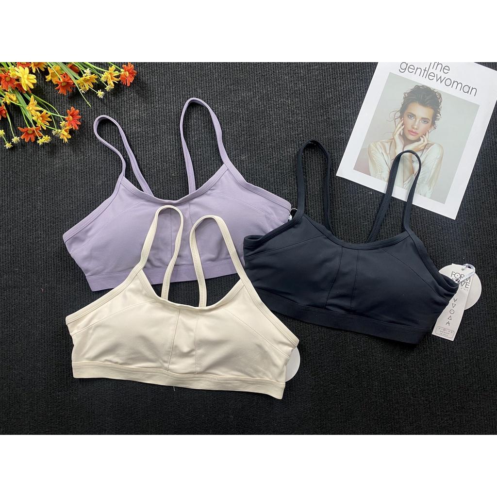 ÁO BRA NỮ dây Tập gym -yoga ,chất thun cotton hàng xuất xịn