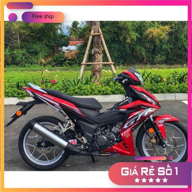 Tem rời Winner GTR đỏ đen 3 lớp ko bay màu bảo hành màu sắc vĩnh viễn