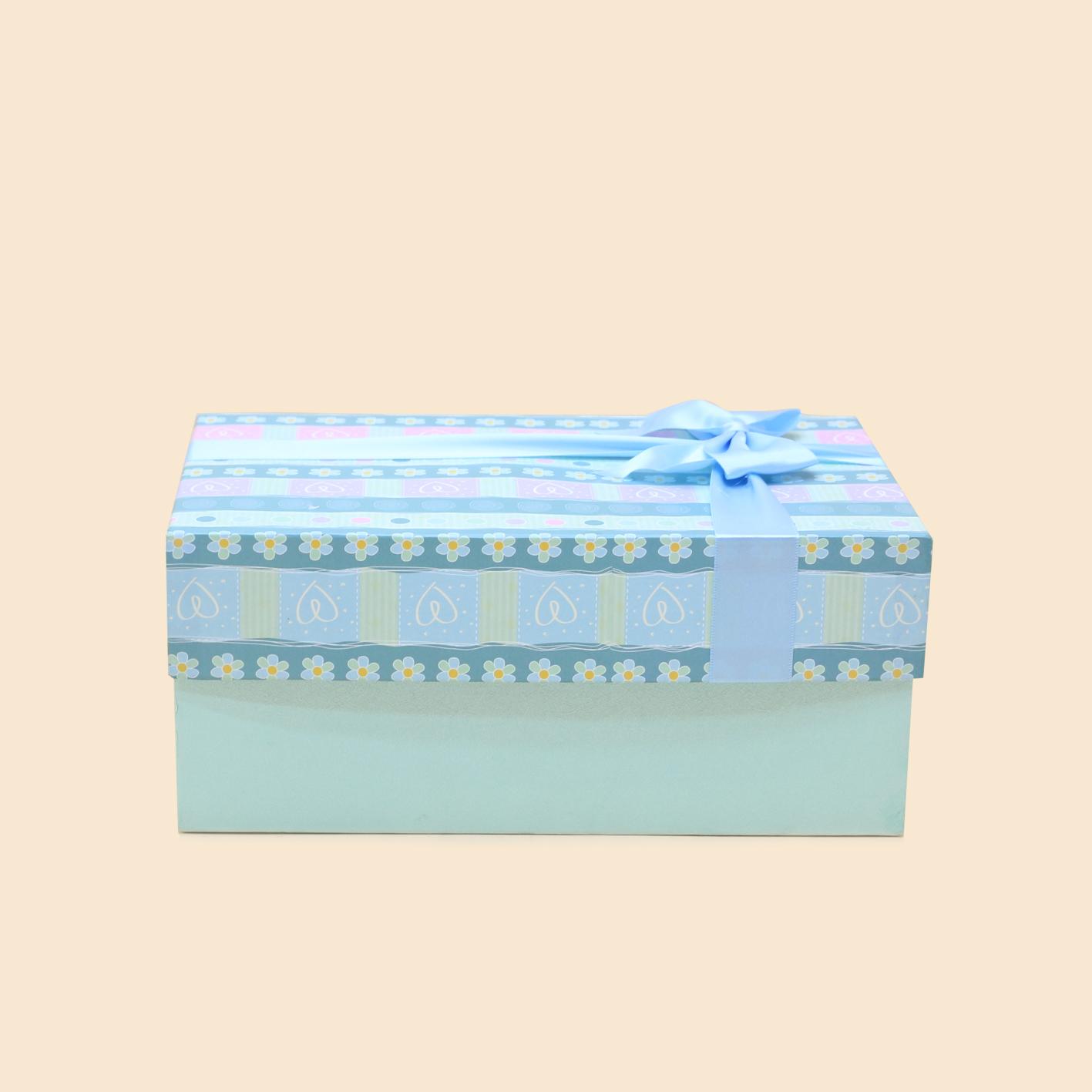 Hộp quà chữ nhật xanh tiffany - Rectangular tiffany gift box