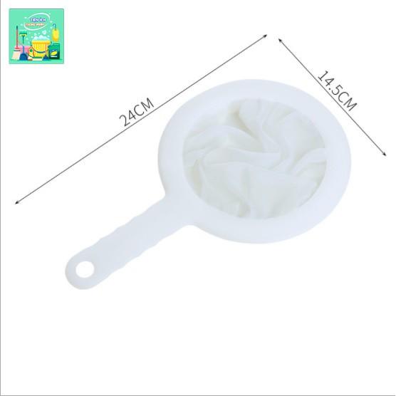 Lưới lọc tách bã siêu mịn. Túi vải lọc sữa đậu nành, lọc bã hạt có tay cầm chắc chắn - TT1031