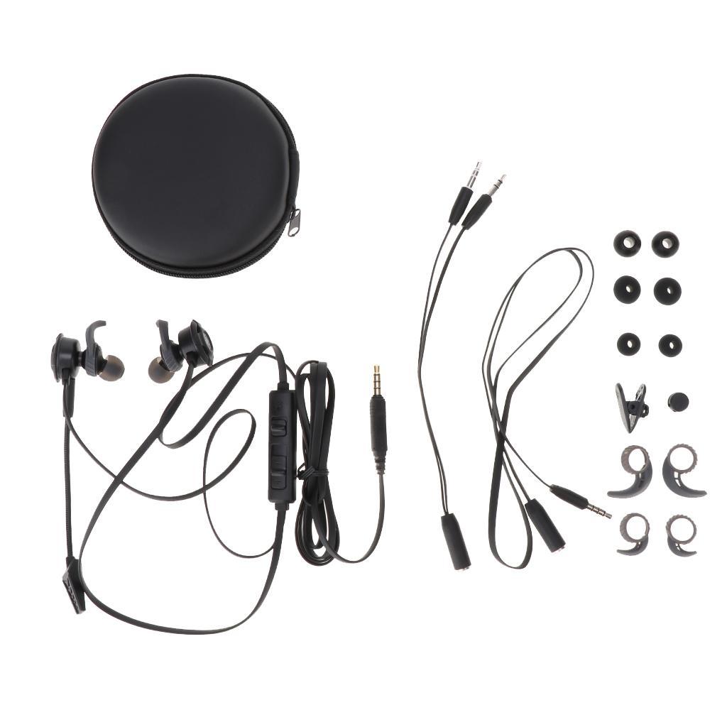 3.5 MM Wired Gaming Earphone, Noise Cancelling Stereo Bass Gaming Headphone with Adjustable Mic for Laptop, PC