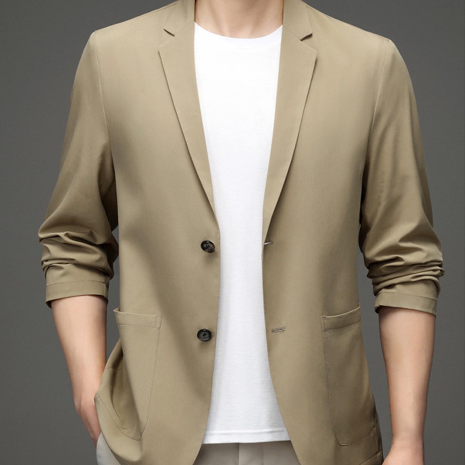 Suit Jacket Men Suit Men Classy with Pocket Mens Sport Coats and Suit Mens Suit Coats for Celebrations Festivals