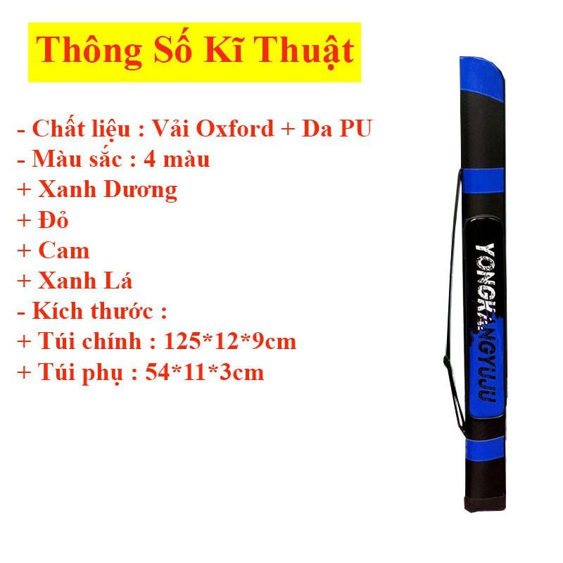 Túi Đựng Cần Câu Cá 1m25 Dạng Cứng -Sanami Fishing Chuyên Đựng Cần Câu Đơn, Phụ Kiện Câu Đài STDC-2