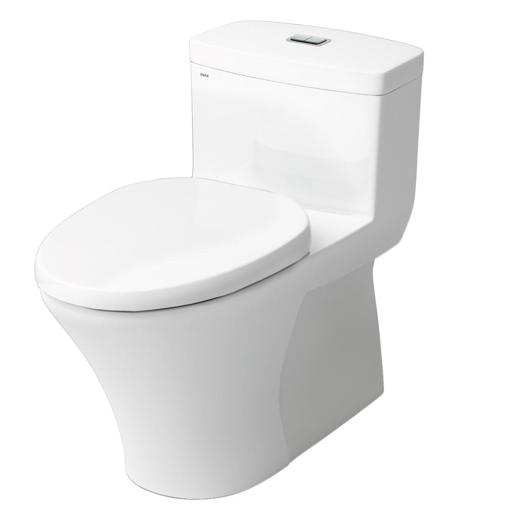 Bàn cầu 1 khối AC-900VRN kiểu xả Xi-phông xoáy hút mạnh mẽ, rửa trôi mọi vết bẩn - Vật liệu xây dựng Big H