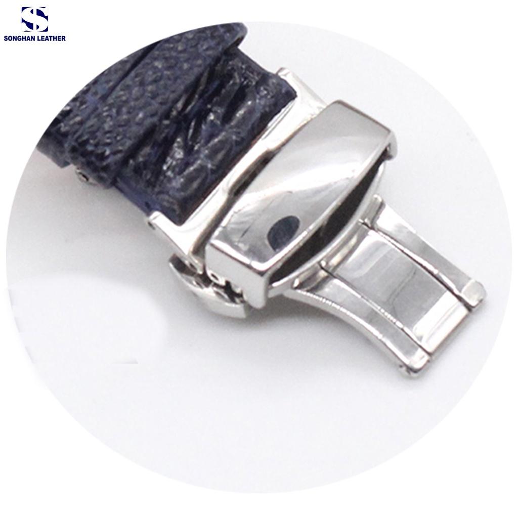 Khóa Bướm Gập Chống Gãy Dây Songhan Leather . Khoá Bấm Dây Da Size 16mm,18mm,20mm,22mm