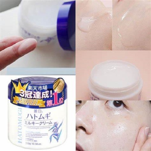 Kem Dưỡng Trắng Da Chiết Xuất Hạt Ý Dĩ Hatomugi Milky Cream - 30015
