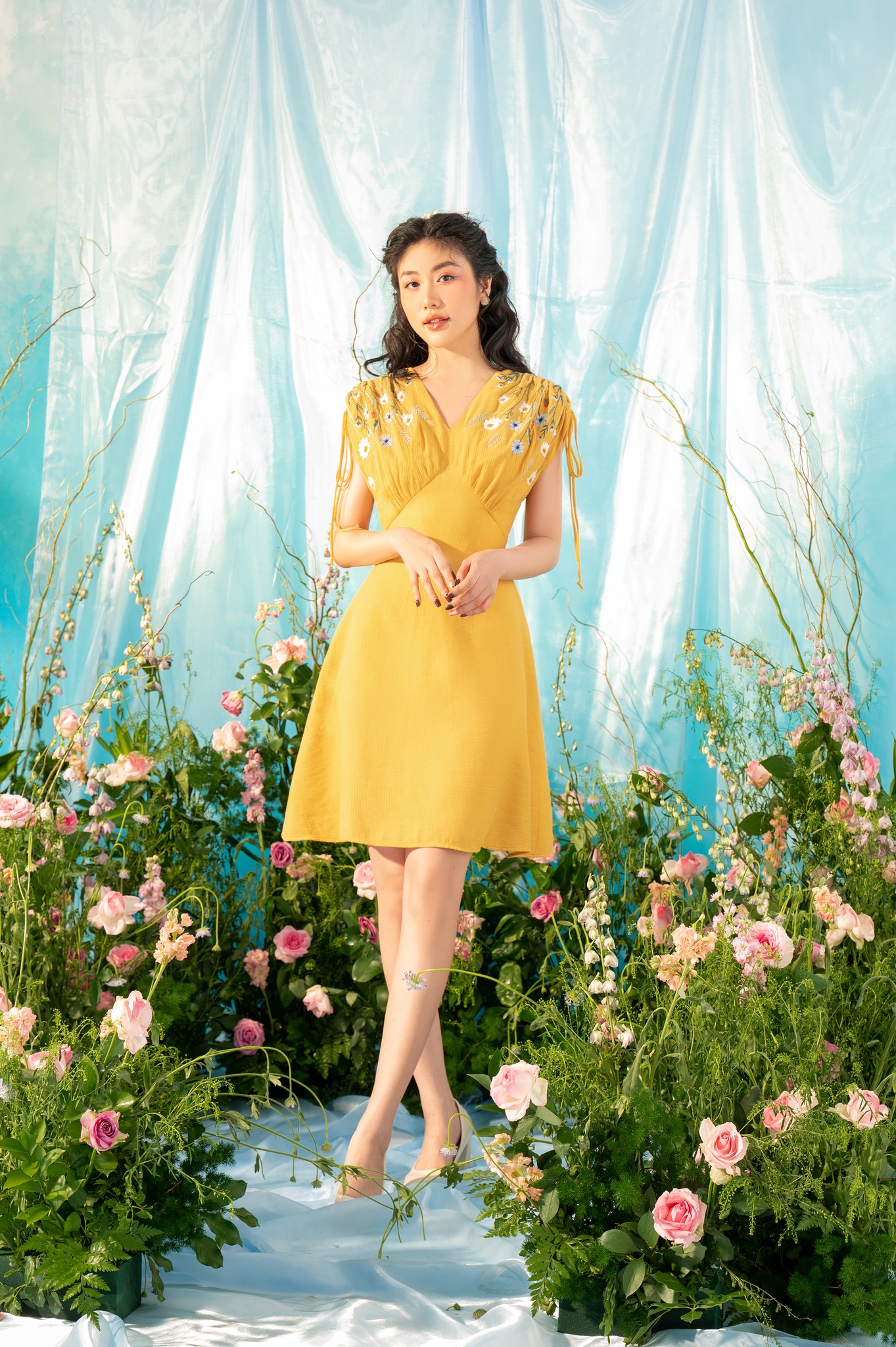 OLV - Đầm Helga Daisy Embro Dress