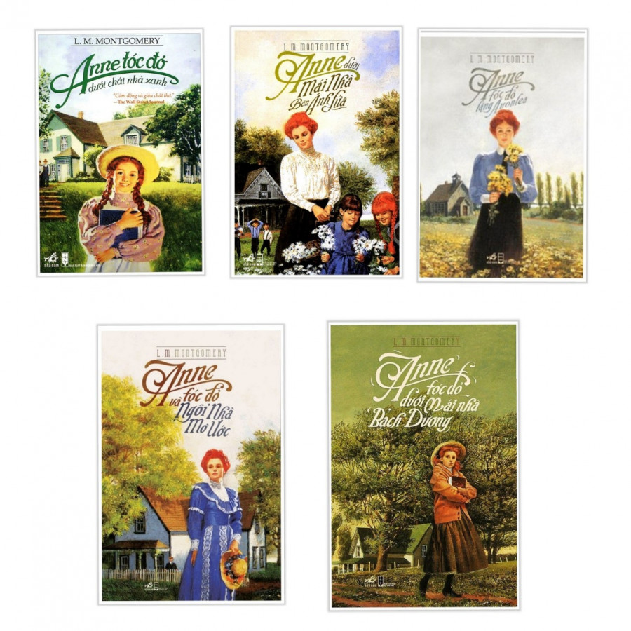 Bộ 8 truyện Anne tóc đỏ dưới chái nhà xanh  Anne of Green Gables The  Complete 8 Book Collection  Gia Dụng Nhà Việt